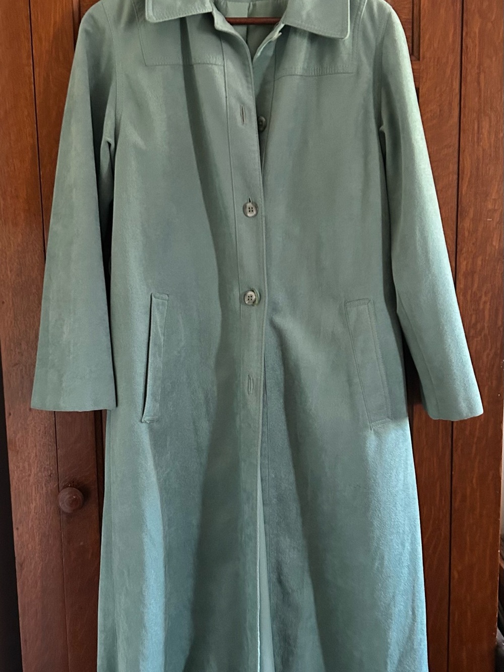Vintage Forecaster of Boston Coat 9/10 Sage Green Belted Made in USA